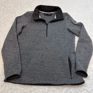 Under Armour Men's Charcoal Zip-Up Sweater